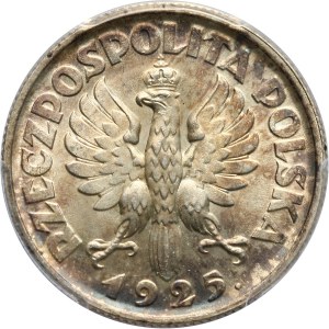 II RP, 1 złoty 1925, Londyn, żniwiarka