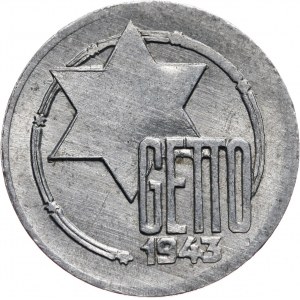 Getto w Łodzi, 5 marek 1943, Łódź, aluminium