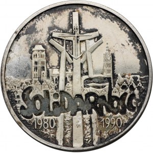 III RP, 100000 złotych 1990, Solidarność, PRÓBA, Typ D
