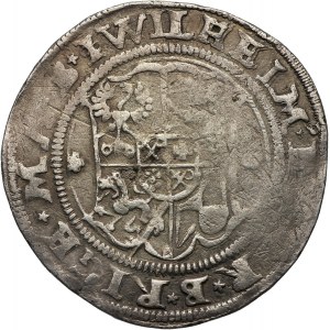 Zakon Kawalerów Mieczowych, Henryk von Galen i Wilhelm von Brandenburg, 1/2 marki 1555, Ryga