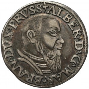 Prusy Książęce, Albert Hohenzollern, trojak 1542, Królewiec
