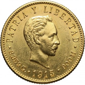 Cuba, 5 pesos 1915