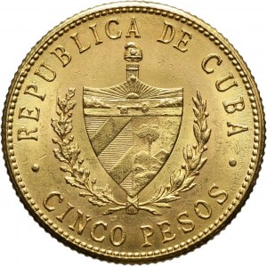 Cuba, 5 pesos 1915