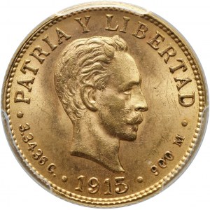 Kuba, 2 pesos 1915