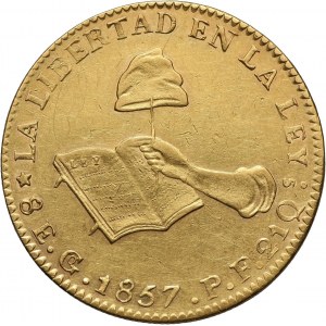 Mexico, 8 escudos 1857 GoPF