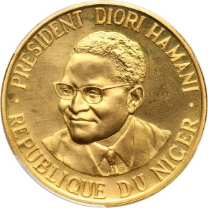 Niger, 100 franków 1960, prezydent Hamani