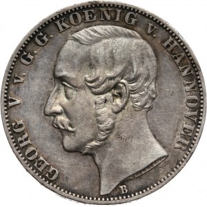 Germany, Hanover, Georg V, Taler 1866 B