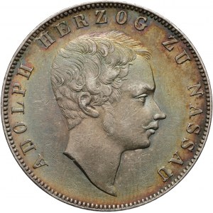 Germany, Nassau, Adolf, Gulden 1845