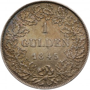 Germany, Nassau, Adolf, Gulden 1845