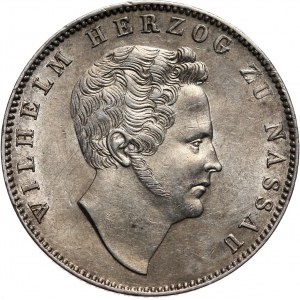 Germany, Nassau, Wilhelm, 1/2 Gulden 1838