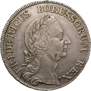 Niemcy, Prusy, Fryderyk II Wielki, 1/2 talara 1764 F, Magdeburg