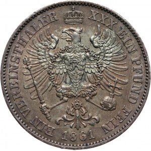 Germany, Prussia, Wilhelm I, Taler 1861 A, Berlin