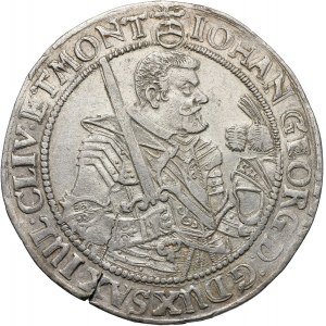 Niemcy, Saksonia, Jan Jerzy I, 1/2 talara 1634 HI, Drezno