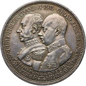 Germany, Mecklenburg-Schwerin, Friedrich Franz IV, 5 Mark 1915 A, Berlin