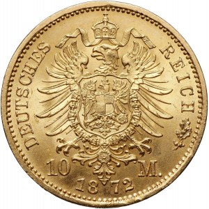 Germany, Prussia, Wilhelm I, 10 Mark 1872 A, Berlin