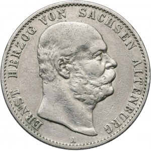 Germany, Saxe-Altenburg, Ernst I, 2 Mark 1901 A, Berlin 