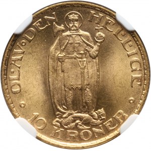 Norway, Haakon VII, 10 Kroner 1910