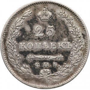Rosja, Mikołaj I, 25 kopiejek 1828 СПБ НГ, Petersburg