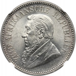 South Africa, Paul Kruger, 2 1/2 Shillings 1896