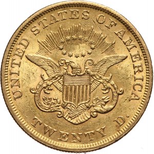 Stany Zjednoczone Ameryki, 20 dolarów 1853, Filadelfia