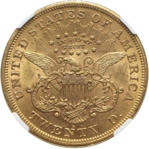 USA, 20 Dollars 1871 S, San Francisco