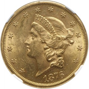 Stany Zjednoczone Ameryki, 20 dolarów 1876 S, San Francisco