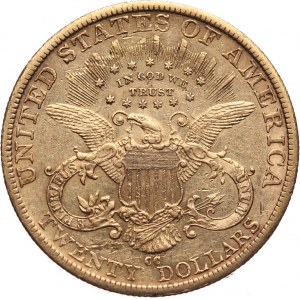 Stany Zjednoczone Ameryki, 20 dolarów 1889 CC, Carson City