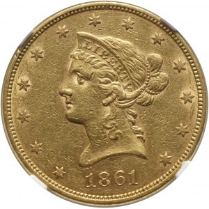 USA, 10 Dollars 1861, Philadelphia