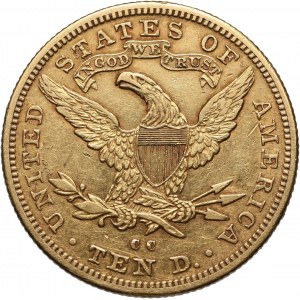 USA, 10 Dollars 1893 CC, Carson City