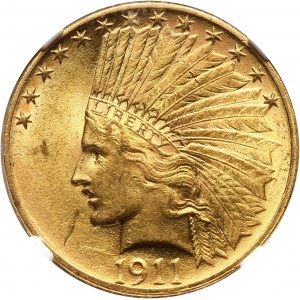 USA, 10 Dollars 1911, Philadelphia