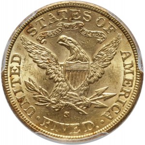 USA, 5 Dollars 1903 S, San Francisco