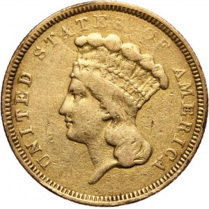 Stany Zjednoczone Ameryki, 3 dolary 1854 O, Nowy Orlean