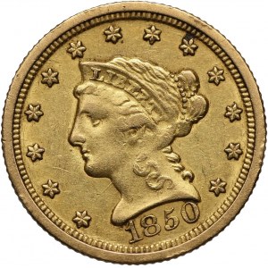 USA, 2 1/2 Dollars 1850 O, New Orlean