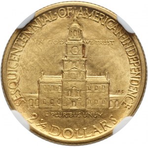Stany Zjednoczone Ameryki, 2 1/2 dolara 1926, 150-lecie Deklaracji Niepodległości