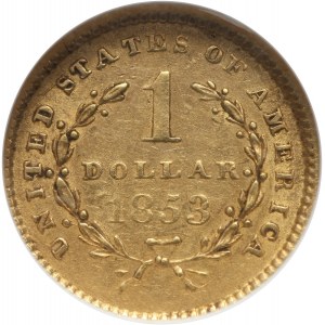 Stany Zjednoczone Ameryki, dolar 1853, Filadelfia