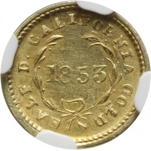 USA, Half Dollar 1853, California Gold