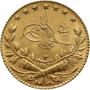 Turkey, Mehmed V, 25 kurush AH1327//2 (1910)