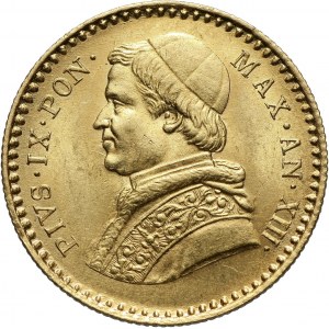 Watykan, Pius IX, 2 1/2 scudo 1859 R, Rzym