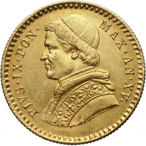 Vatican, Pius IX, 2 1/2 Scudo 1860 R, Rome