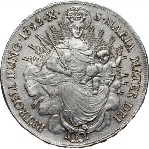 Hungary, Josef II, Taler 1782 B, Kremnitz
