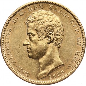 Italy, Sardinia, Carlo Alberto, 100 Lire 1835 P, Torino