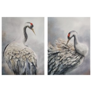 Agnieszka KOWALSKA (b. 1981), Cranes, diptych, 2022