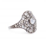 Ring, 1930-40er Jahre, Art déco