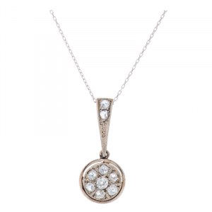 Pendant with chain, interwar period