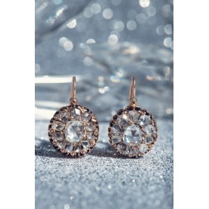 Earrings, 19th/20th century, Victorian style