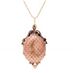 Medallion with chain, 19th/20th century, Victorian style