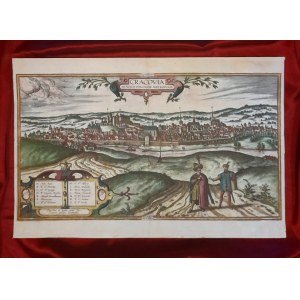 RYE van de Egidius, BRAUN Georg und HOGENBERG Frans, Krakau - 1580 - Inkographie