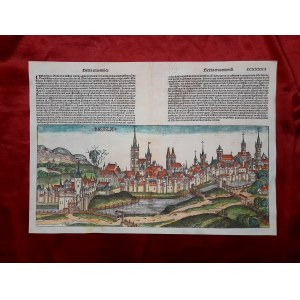 SCHEDEL Hartmann (1440 - 1514), Pohľad na Vroclav - 1493 - inkografia