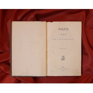 Poezye Zygmunt Krasinski - volume II - Library of Polish Writers - 1863