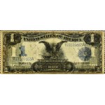 USA, $1 1899, Serie T, Silber Zertifikat, Großformat